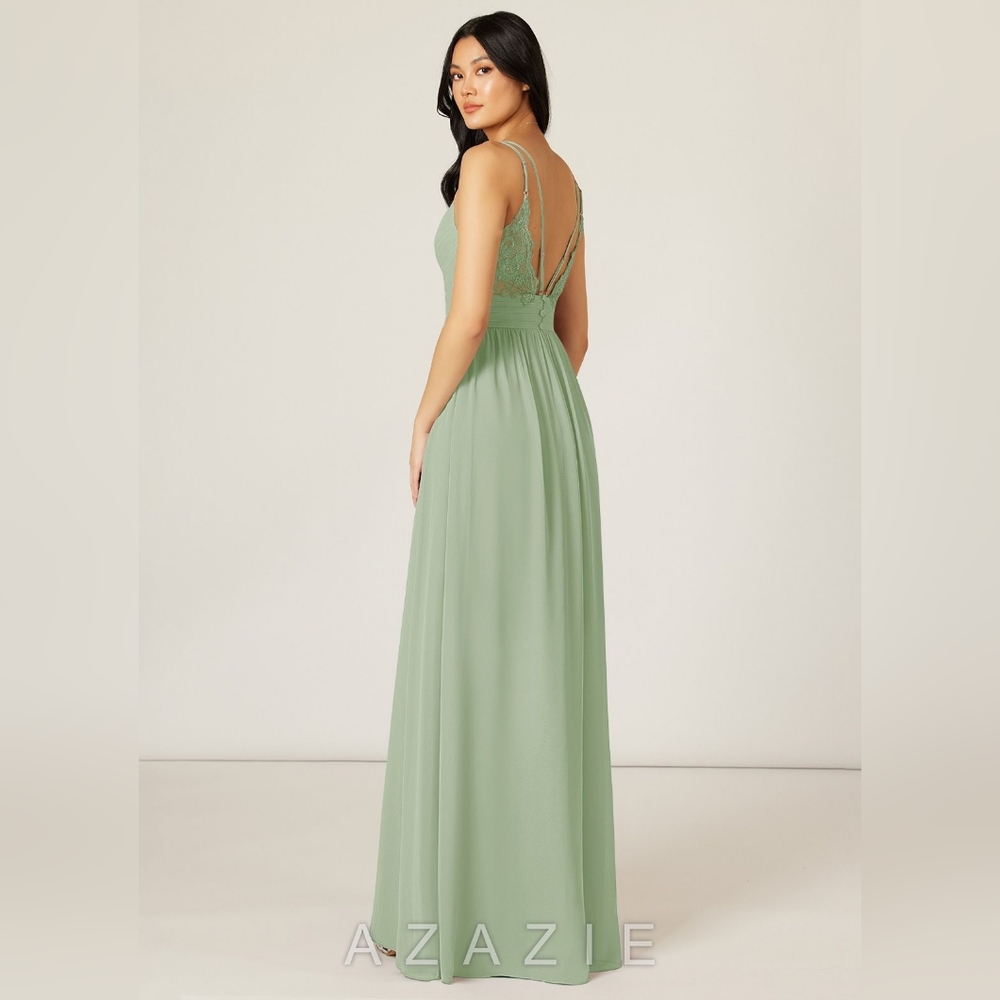 NWT Azazie Blake in Dusty Sage